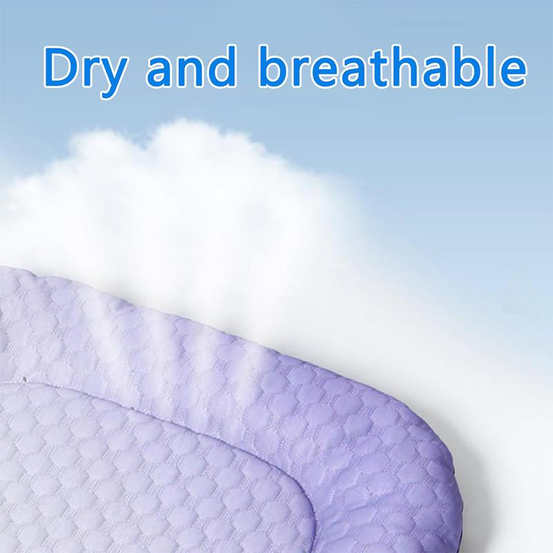 Pet Cooling Pad Mat for Dogs and Cats - Ice Silk Summer Cool Bed Blanket in Gradient Colours, Breathable Soft Sleeping Cushion for Indoor Floors Sofas and Car Travel Washable Multiple Sizes Available