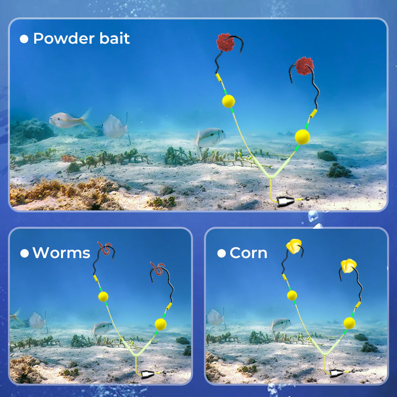 🪝🐟Buy 3 Get 2 Free 🎁Reverse Bottom Fishing Rig Hook