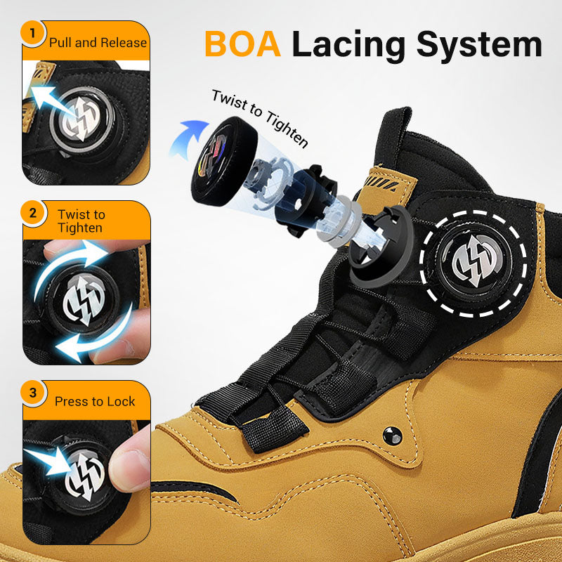 Men's Outdoor Swivel Buckle Work Shoes