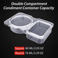 💥BUY 5 GET 5 FREE💥🥐Double Compartment Snack Containers With Lids