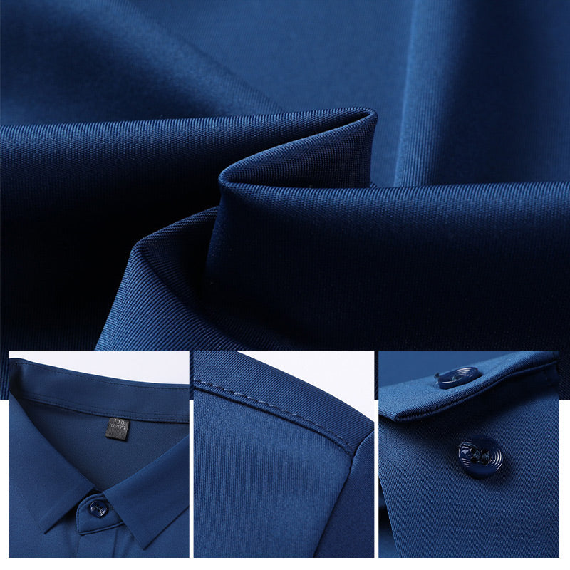 🎉2025 New Products Hot Sale✨Men's Wrinkle-Free Stretch Dress Shirt