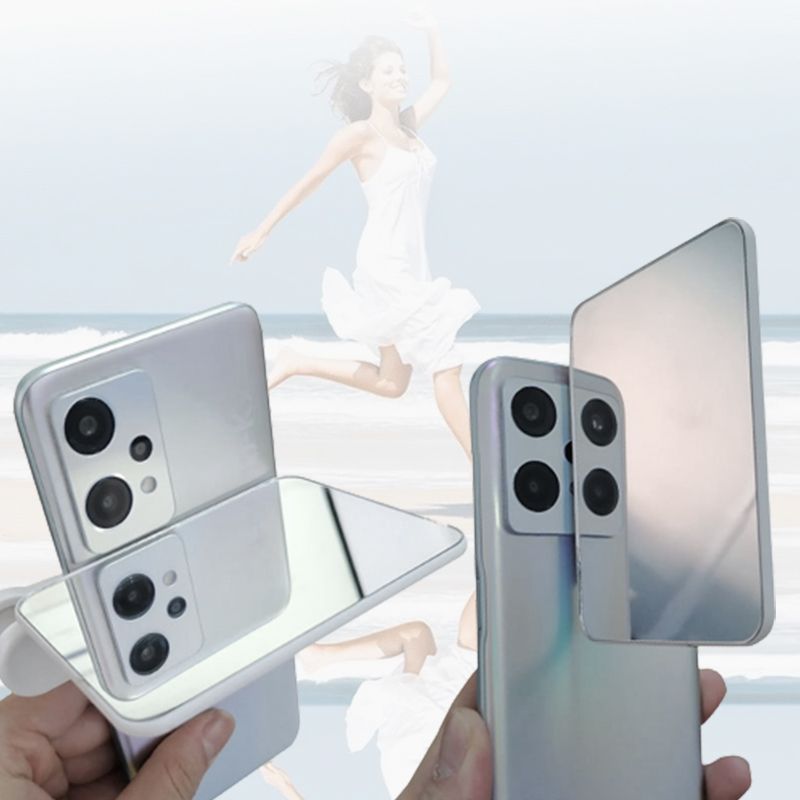 🎊Easily Enhance The Atmosphere of Your Photos📱Smartphone Camera Mirror Reflection Clip Kit