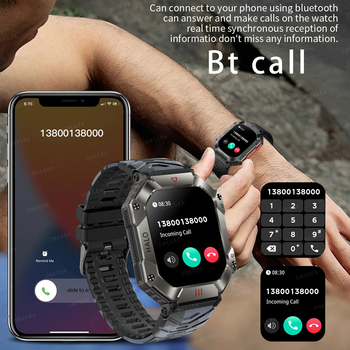 🛍️66% OFF🛡️IP68 Military-Grade Smart Watch with AI & BT Call⌚
