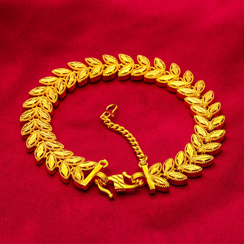 🌟Sand Gold Flower Pendant Necklace (Symbolizing Peace and Prosperity)
