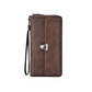 Men's Short Business Soft Faux Leather Ultra-Thin Wallet