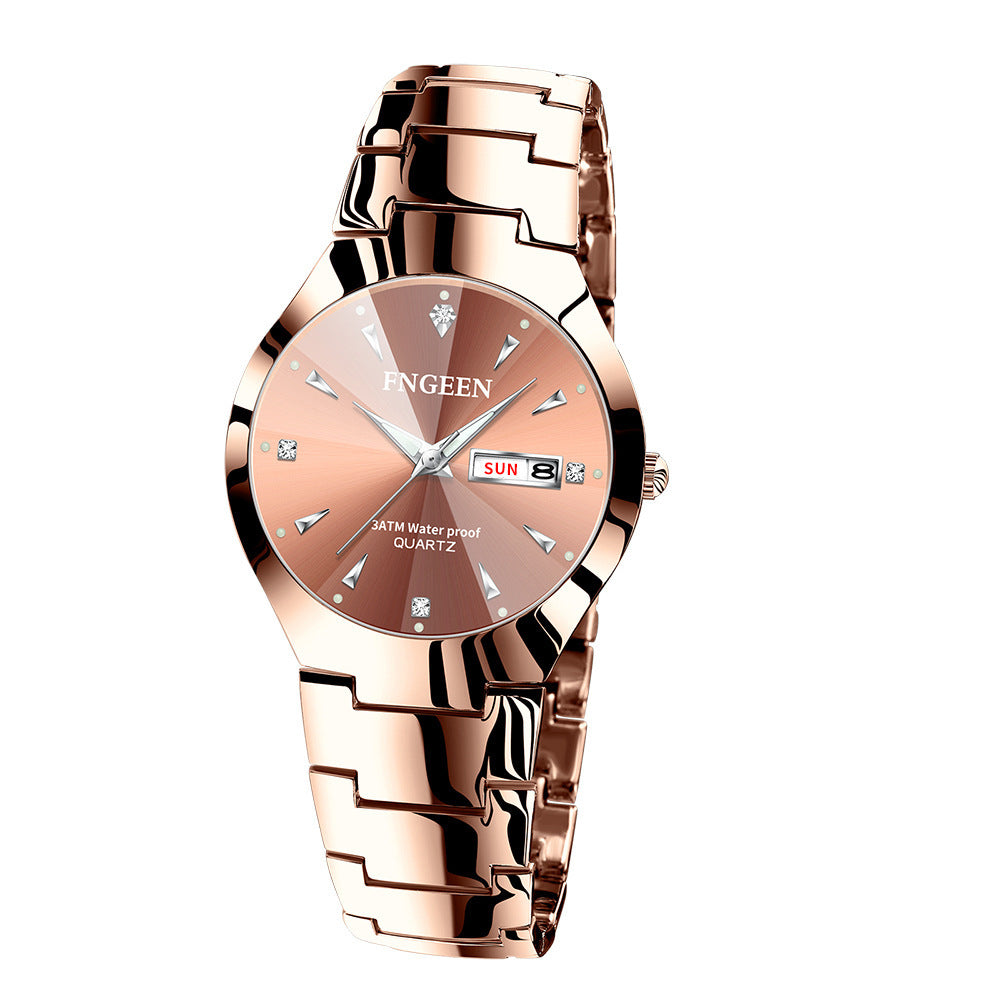 Men's Casual And Business Round Dial Quartz Watch