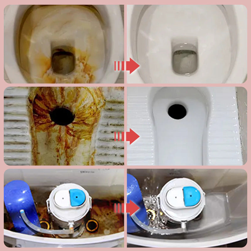 ✨High-Efficiency Toilet Seat Ring Bathroom Tile Foam Fragrance Cleaner🚽