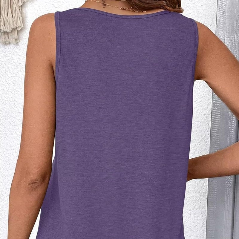 💖Limited Sale 50% OFF💖👚Women Sleeveless V-neck T-shirt