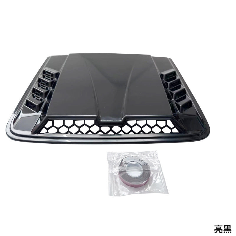 2026 New Black Universal Large Hood Vents - Car Engine Hood Air Vent Scoop for Chevy Silverado, Colorado, Ford F-150/F-250/F-350, Dodge Ram 1500/2500/3500 (Automotive Exterior Decoration Accessory)