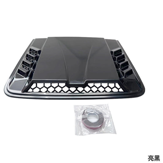 2026 New Black Universal Large Hood Vents - Car Engine Hood Air Vent Scoop for Chevy Silverado, Colorado, Ford F-150/F-250/F-350, Dodge Ram 1500/2500/3500 (Automotive Exterior Decoration Accessory)