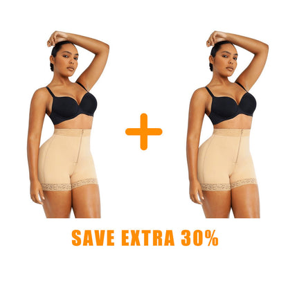 ✨HOT SALE 49% OFF💞Lace Steel Boned Butt Enhancer Shorts Shapewear