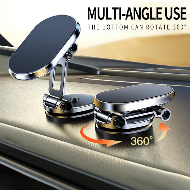 🥳HOT SALE🥳💞50K+ SOLD! Phone Holder Strong magnet, 360° rotation & foldable metal. Safer driving – grab yours! ✅
