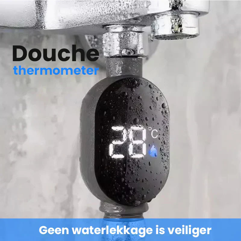 Waterproof LED Display Celsius Shower Thermometer