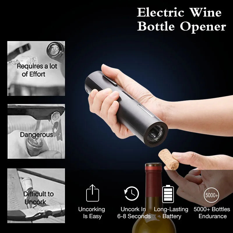 🎁Limited Time 50% OFF⏳ Multifunctional Electric Wine Bottle Opener Set