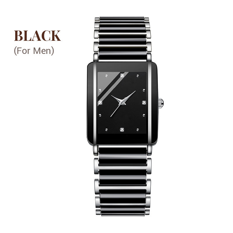 ⏳FLASH SALE! 50% OFF! 🔥Couple Models Fashion Ceramic Square Quartz Watch
