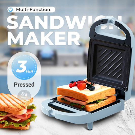 Compact Multi-Function Fast Heating Sandwich Maker