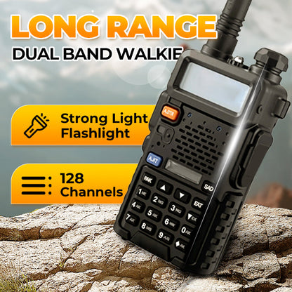 🔥Hot Sale 50% OFF🔥📡 UV-5R Ham Radio Long Range UV5R Two Way Radio Dual Band Walkie