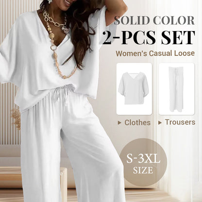 💖LAST DAY PROMOTION - 49%OFF💖Women’s Casual Loose Solid Color Suit