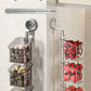 Perforated suction cup spice storage rack