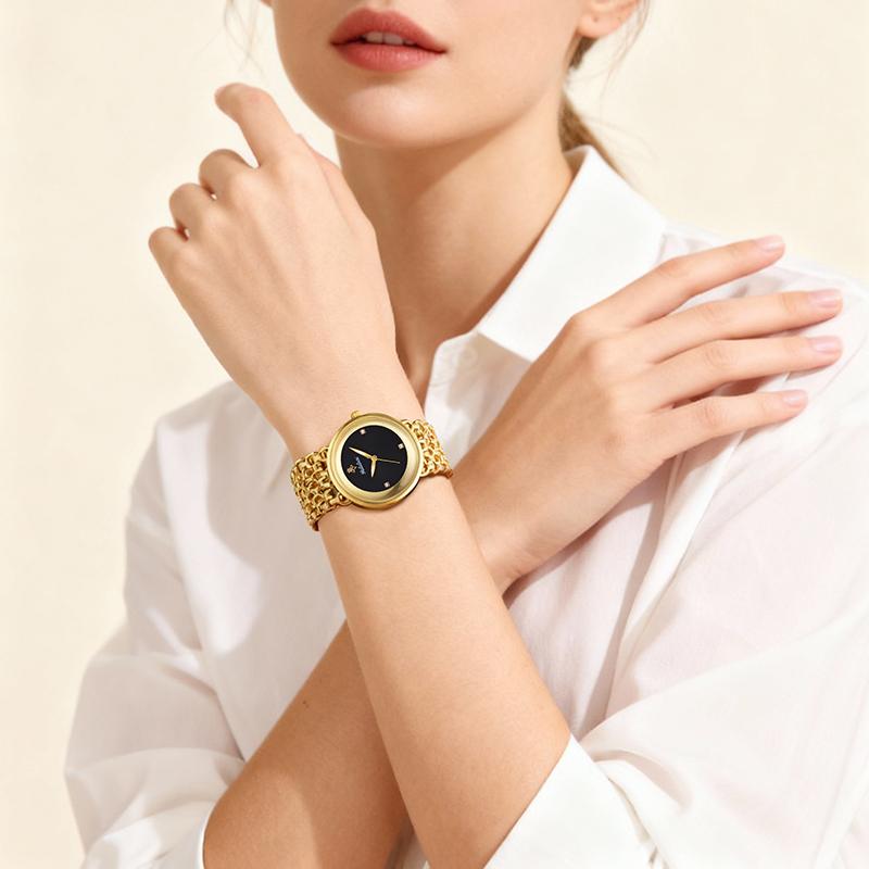 ⏰Black Friday Sale 50% OFF💥💥Luxury Round Bracelet Watch Fashionable Women's Wristwatch