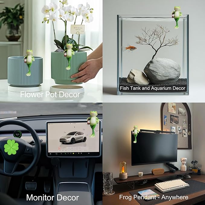 🎁Gift Idea Hot Sale 50% OFF🐸 Frog Flower Pot Hanger Ornament🍷