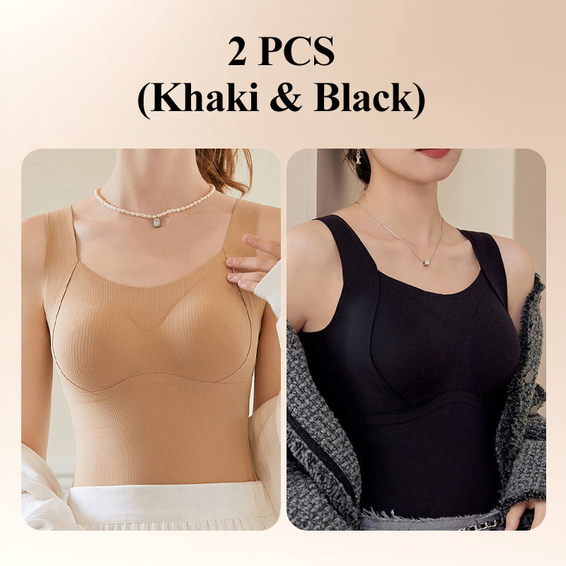 💖Black Friday Big Sale 50% OFF🌹[Women’s Gift] Thickened Warm Tank Top with Shelf Bra