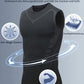 Quick-drying body shaping ionic ice undershirt