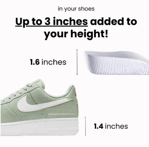 👟💥2025 HOT SALE Buy 3 Get 5 Free 💥Scientific corrective leg insole, invisible height increase full size must have!