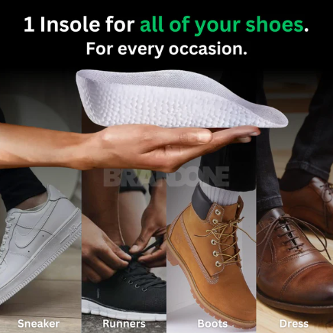 👟💥2025 HOT SALE Buy 3 Get 5 Free 💥Scientific corrective leg insole, invisible height increase full size must have!