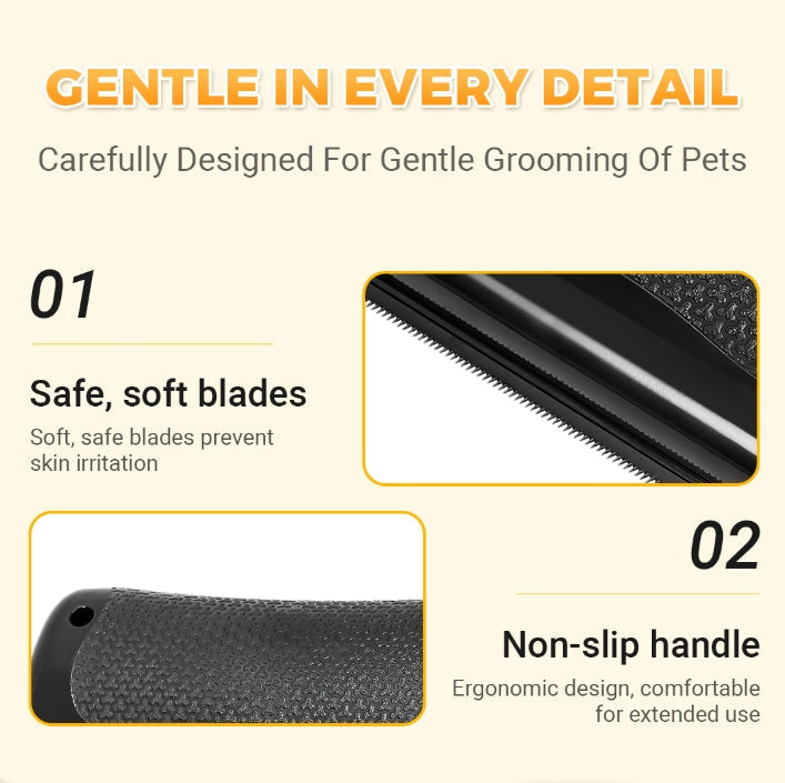 🐶🪮Multifunctional Pet Hair Detangling and Care Comb💈 Effortless Grooming, Care for Your Pet's Coat Health（50% OFF）