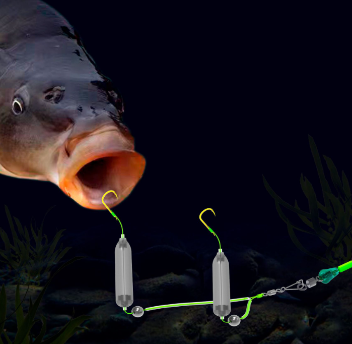 🎣⚡ Double-Hook Reverse Bottom Rig - Last Day Buy 2 Get 1 Free🔥