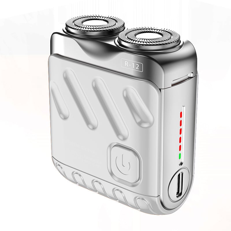 🔥2025 New Design🔥 Mini Electric Rotary Dual Ring Pocket Shaver