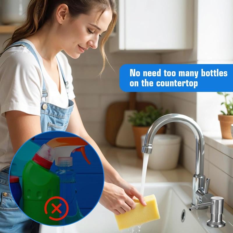 🔥2026 Hot Sale 49% OFF🔥Dish Soap Dispenser for Kitchen Sink