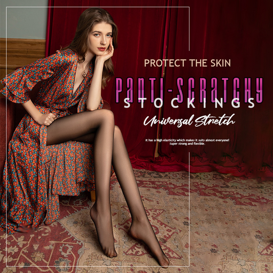 💋👠Anti-run nude-colored stockings—a new choice for elegant travel!