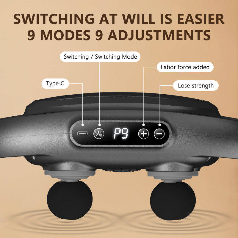 New Six-Head Fascia Gun Deep Tissue Massage Device