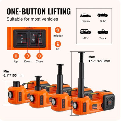 🔥Summer sale🚗 5 tons/11023 lb electric hydraulic jacks