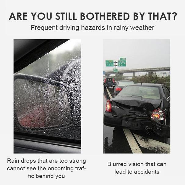 🚗 LIMITED-TIME 50% OFF! 🌧️ Car Rear View Mirror Film – Anti-Fog, Waterproof, Anti-Glare ✨