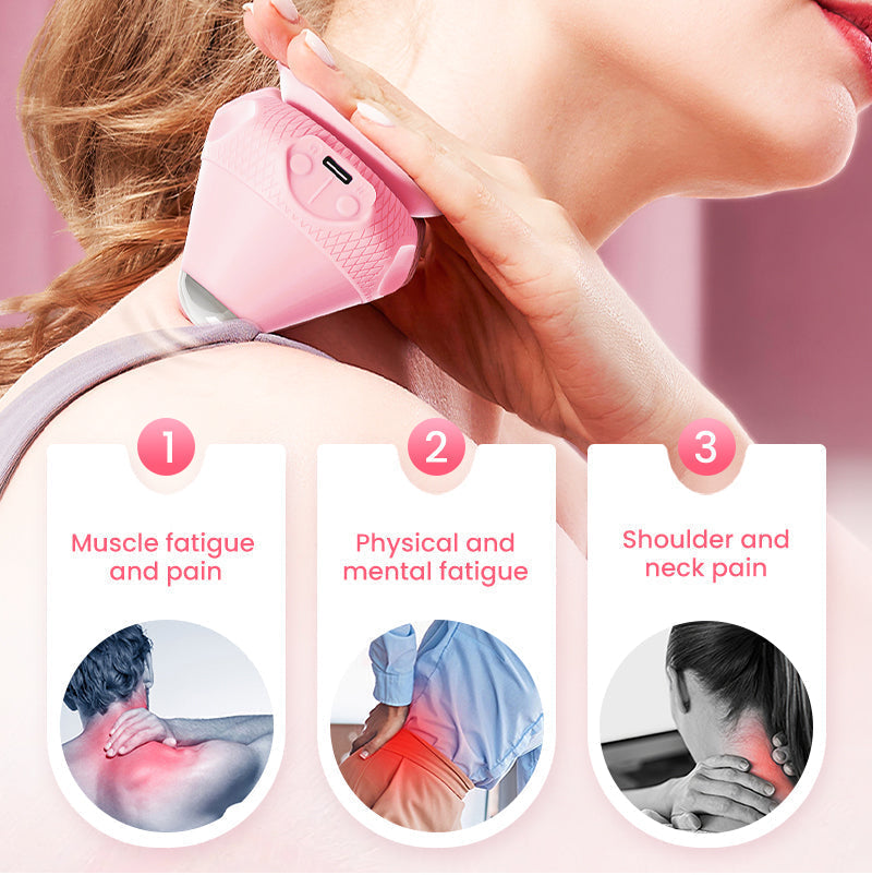 🔥🌟50% OFF Limited Time🌟 Electric Adsorption Type Vibrating Hot Compress Fascia Ball Massager - Combines Vibration and Heat for Deep Muscle Relaxation, Alleviate Fatigue, and Enhance Your Massage Experience!