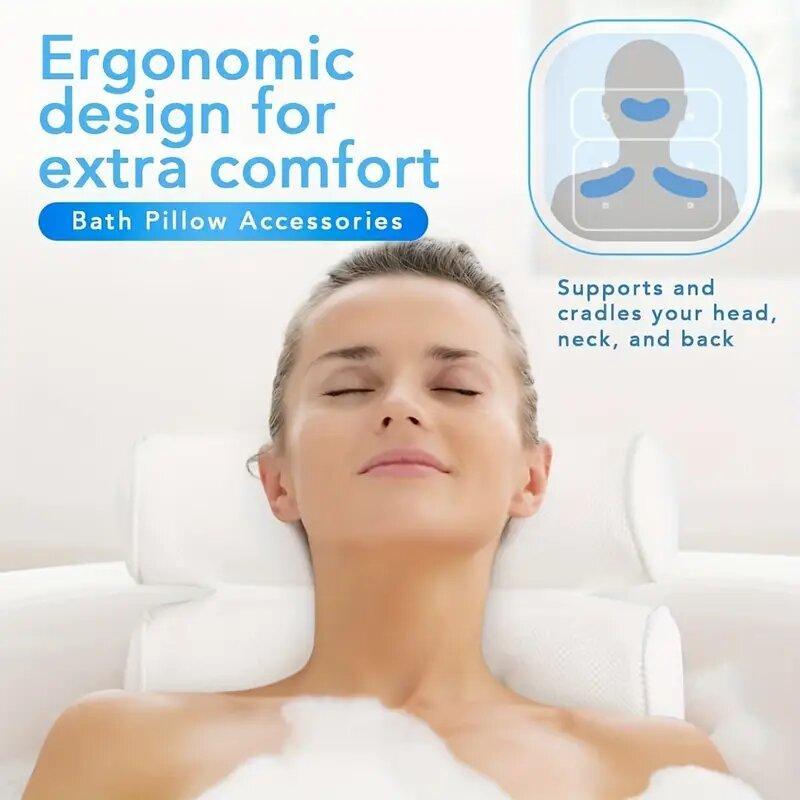 Bath Pillow with Suction Cup