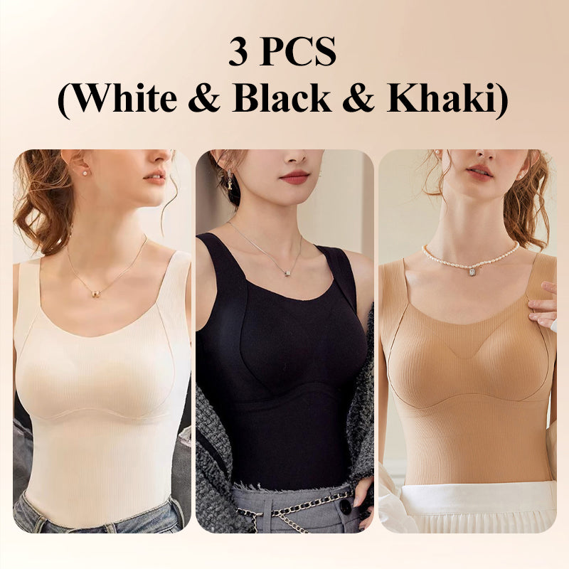 💖Black Friday Big Sale 50% OFF🌹[Women’s Gift] Thickened Warm Tank Top with Shelf Bra