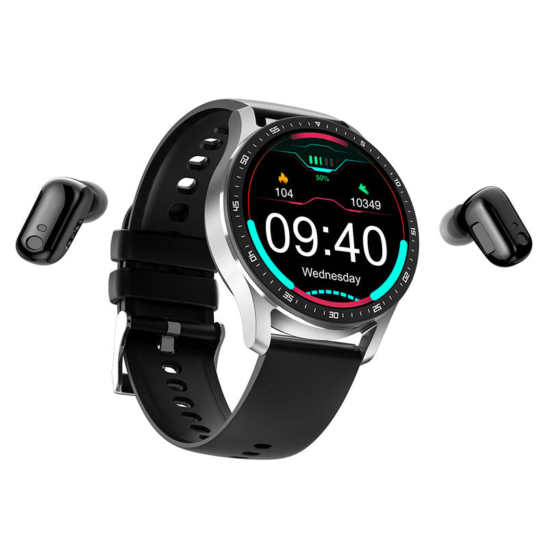 ✨2025 Hot Sale 50% OFF⌚ 2 IN 1 SMARTWATCH WITH EARPHONES