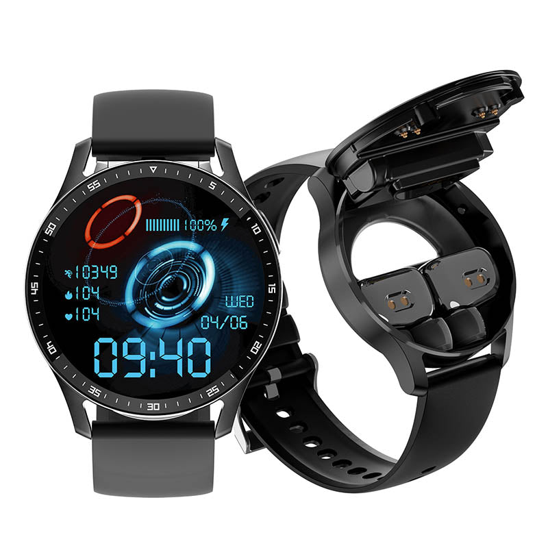 ✨2025 Hot Sale 50% OFF⌚ 2 IN 1 SMARTWATCH WITH EARPHONES