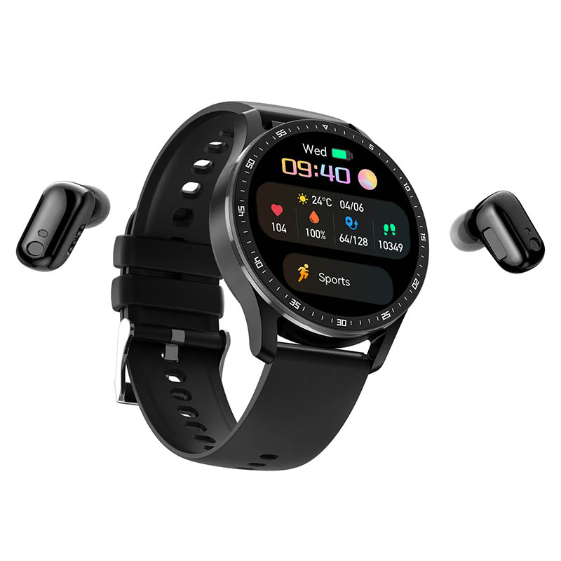 ✨2025 Hot Sale 50% OFF⌚ 2 IN 1 SMARTWATCH WITH EARPHONES