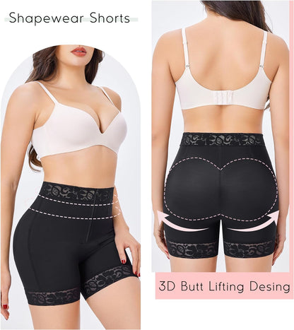 ✨HOT SALE 49% OFF💞Lace Steel Boned Butt Enhancer Shorts Shapewear