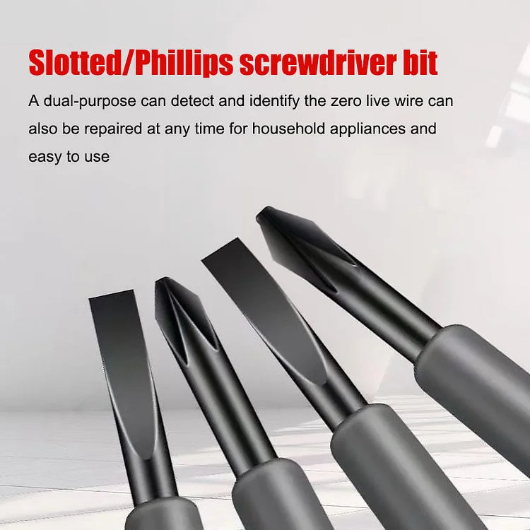 🔥🪛2-in-1  High Torque Strong Magnetic Screwdriver Electricity Detector