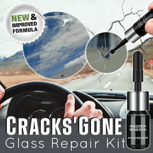 🔥2026 Hot Sale Buy 2 Get 3 Free🔥Cracks Gone Glass Repair Kit