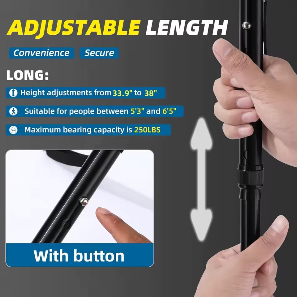 🔥Last Day Sale 50% OFF🔥Multifunctional Folding Elderly Cane🦯