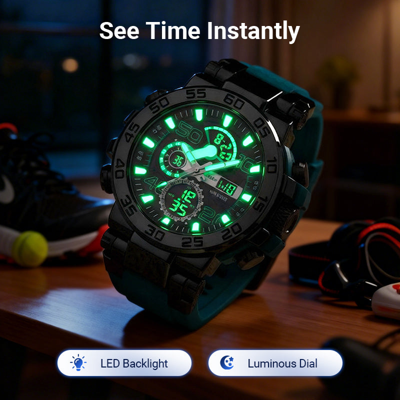 🎨Men's Colorful Punk Style Quartz Watch