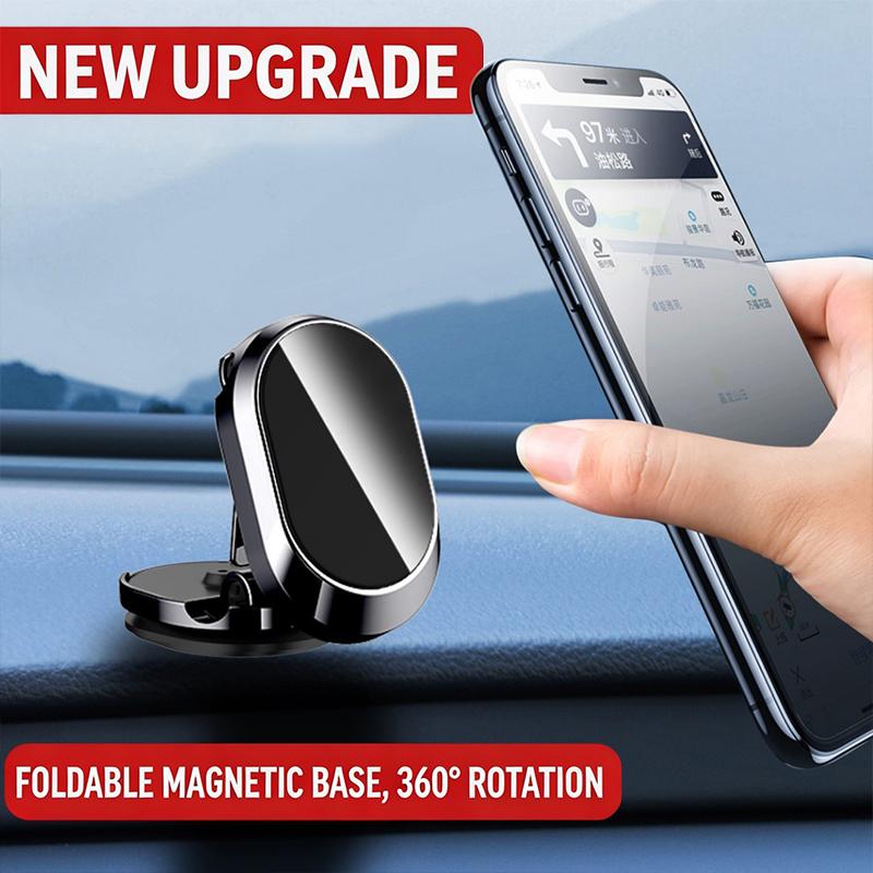 🥳HOT SALE🥳💞50K+ SOLD! Phone Holder Strong magnet, 360° rotation & foldable metal. Safer driving – grab yours! ✅