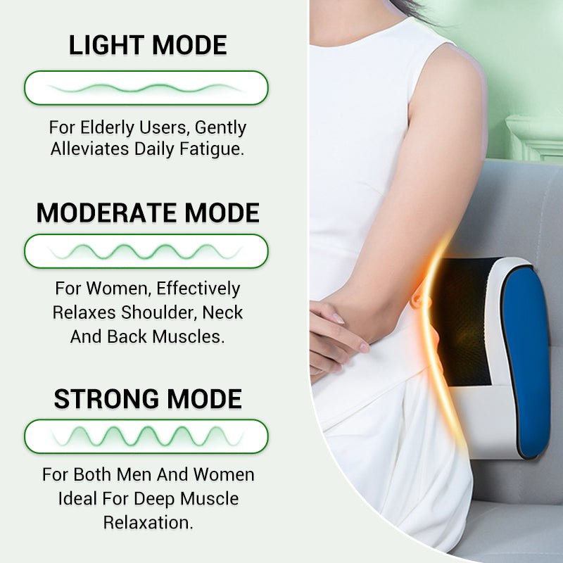 🎊Clears Away All Your Fatigue in a Jiffy🎊Multifunctional Deep Kneading Massage Pillow with Heat